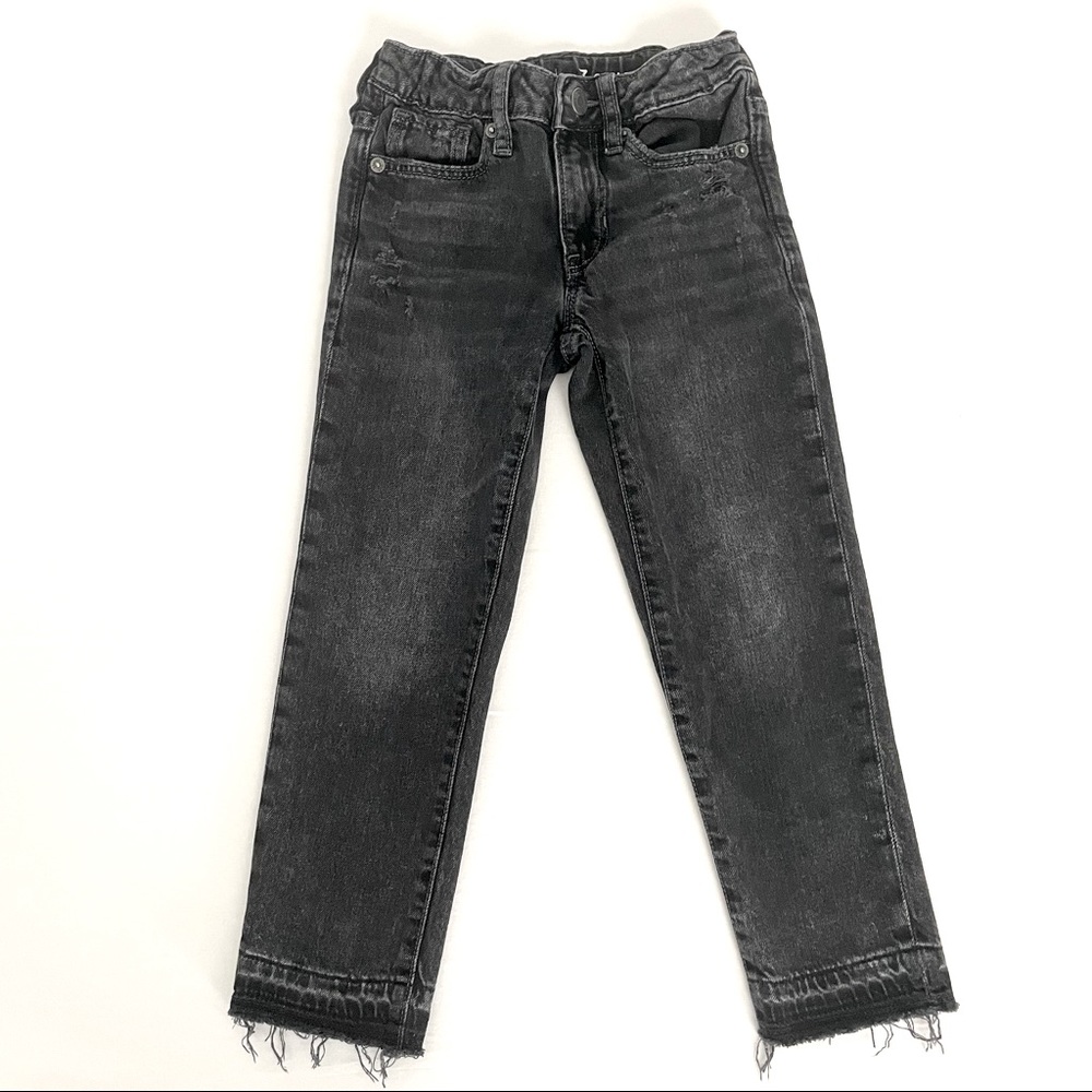 🍀GAP Kids Raw Hem Distressed Jeans Girls 7 Slim